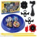 Mitfun Battling Top Set 4X Spinning Metal Fusion Set Starter for Children Launchers and Arena Included B07LBKZLVJ